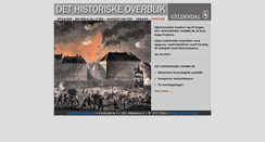 Desktop Screenshot of dethistoriskeoverblik.gyldendal.dk