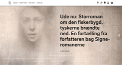 Desktop Screenshot of gyldendal.dk