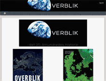 Tablet Screenshot of overblik.gyldendal.dk