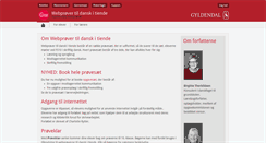 Desktop Screenshot of danskitiende.gyldendal.dk