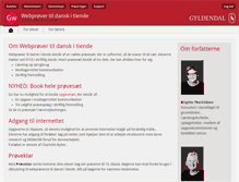 Tablet Screenshot of danskitiende.gyldendal.dk