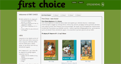 Desktop Screenshot of firstchoice.gyldendal.dk