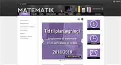 Desktop Screenshot of matematik.gyldendal.dk