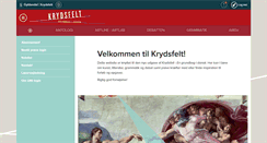 Desktop Screenshot of krydsfelt.gyldendal.dk