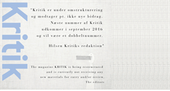 Desktop Screenshot of kritik.gyldendal.dk