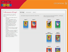 Tablet Screenshot of logo.gyldendal.dk