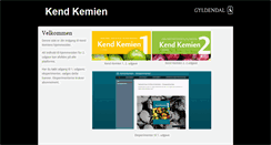 Desktop Screenshot of kendkemien.gyldendal.dk