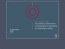 Tablet Screenshot of fokus.gyldendal.dk