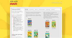 Desktop Screenshot of multi.gyldendal.dk