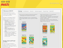 Tablet Screenshot of multi.gyldendal.dk